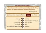 Que mettez vous en premier dans votre vie
